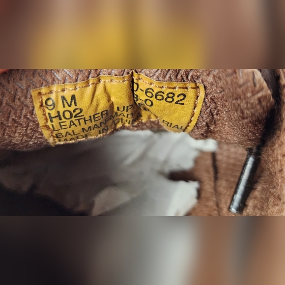 💪 NIB MEN'S DOCKERS DANBURY DARK TAN LEATHER SHOES - SIZE 9M -90-6682 💪 - Picture 7 of 11